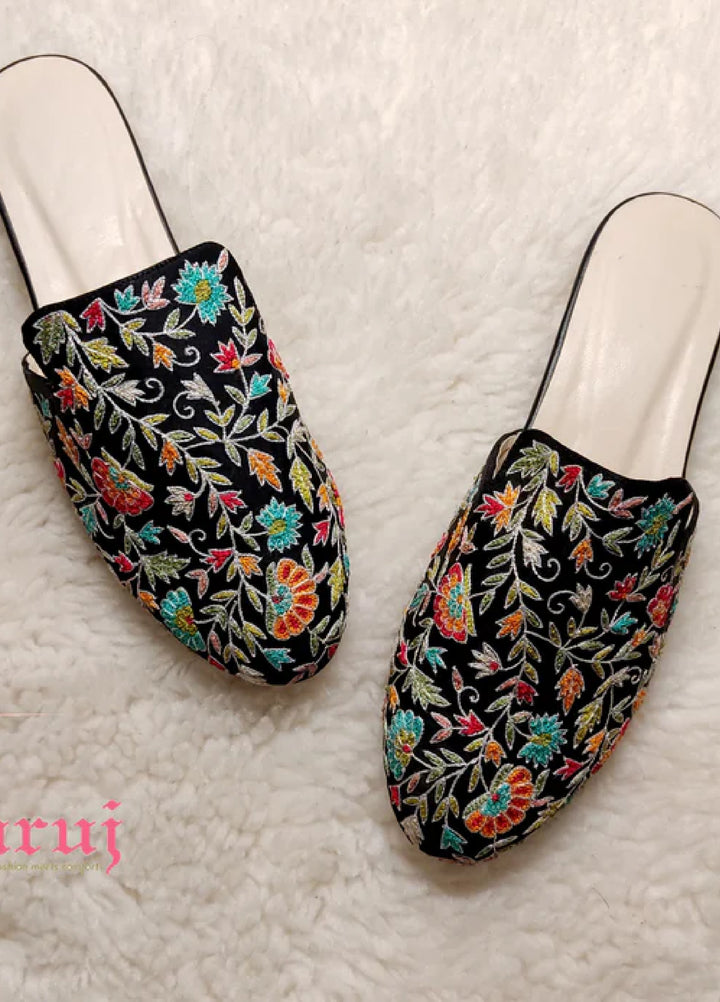 Zuruj Festive Style  Mules  ML-116-B