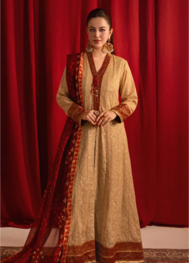 Zaaviay Ruby Charm Chikankari Suit Pret 3 Piece Festive Collection