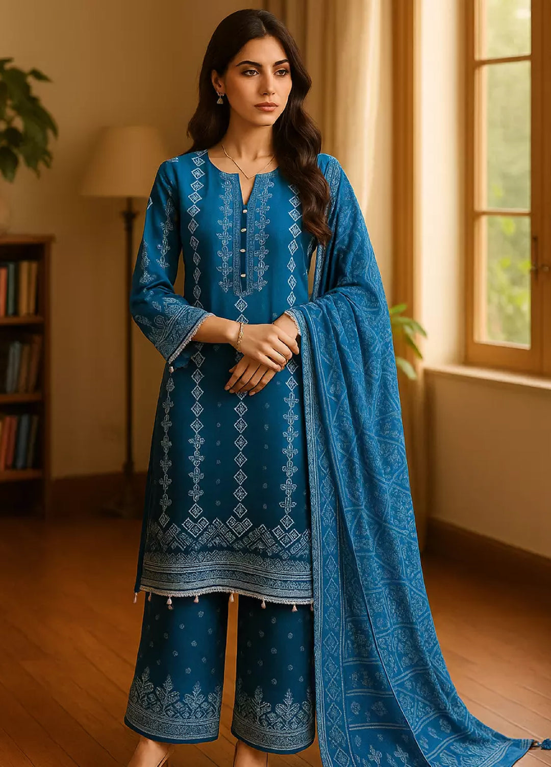 Salitex Unstitched Women Printed Lawn 3 Piece SUNS7ASI163 - Summer Collection