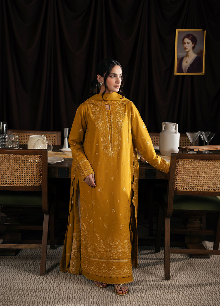 Neeshay Winter Reverie Unstitched Karandi Embroidered Suits 3 Piece NSH25WR Marisol - Winter Collection
