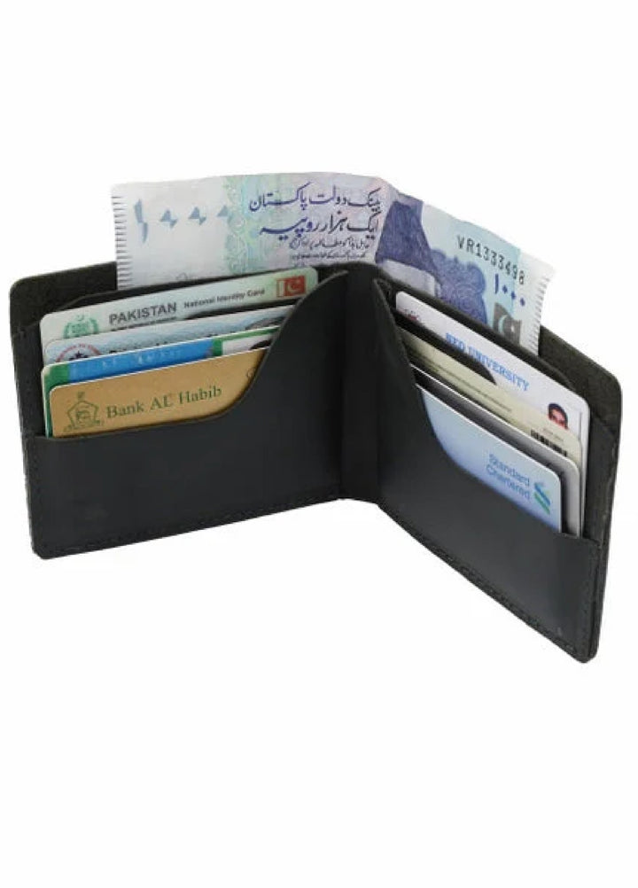 Vintage by Jild Mens Genuine Vintage Leather Wallet-BLACK S2 - Wallets Collection