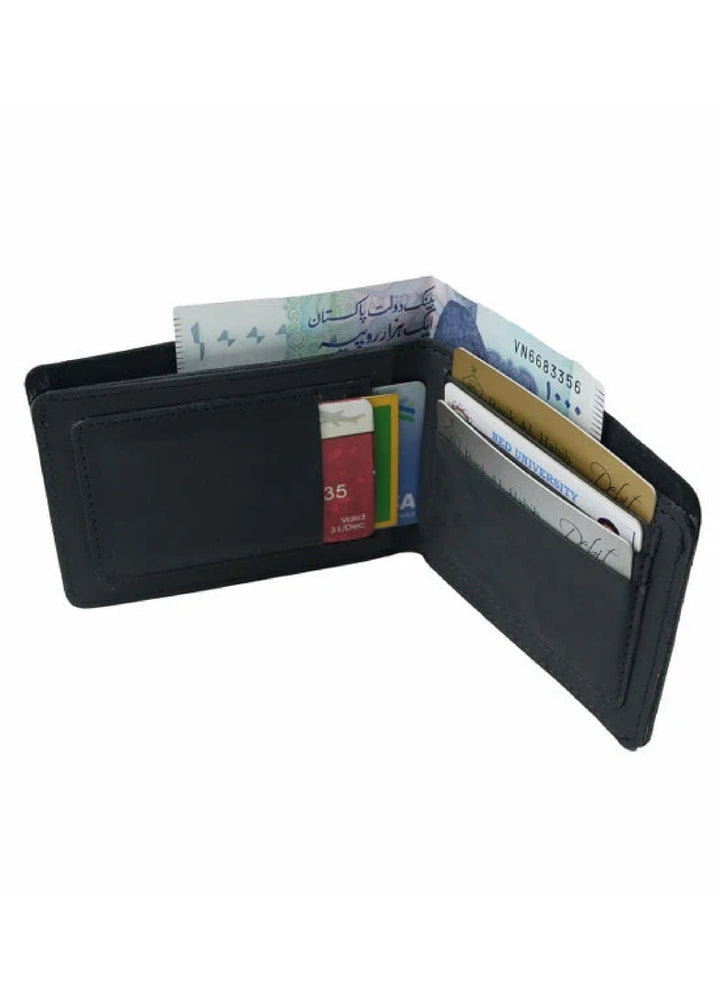 Vintage by Jild Mens Genuine Vintage Leather Wallet-BLACK S3 - Wallets Collection