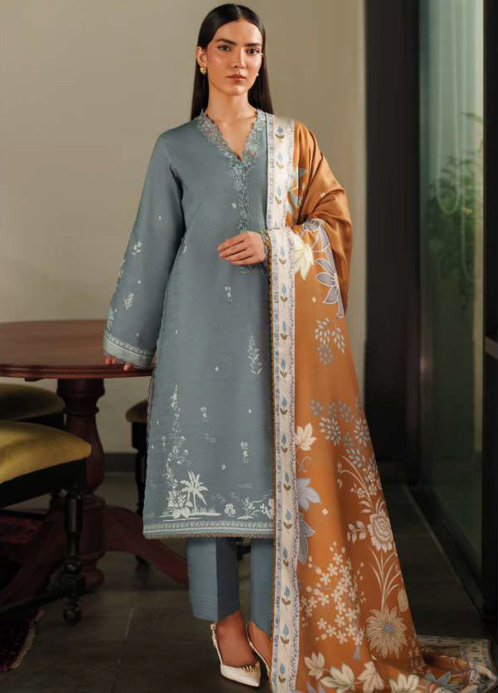 Bellini by Seran Unstitched Winter Khaddar Embroidered Suits 3 Piece SN25BW Eirene - Winter Collection