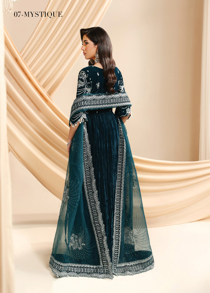 Lamour by Alizeh Fashion Unstitched Velvet Embroidered Suits 3 Piece AFB25LV D-07  Mystique - Festive Collection
