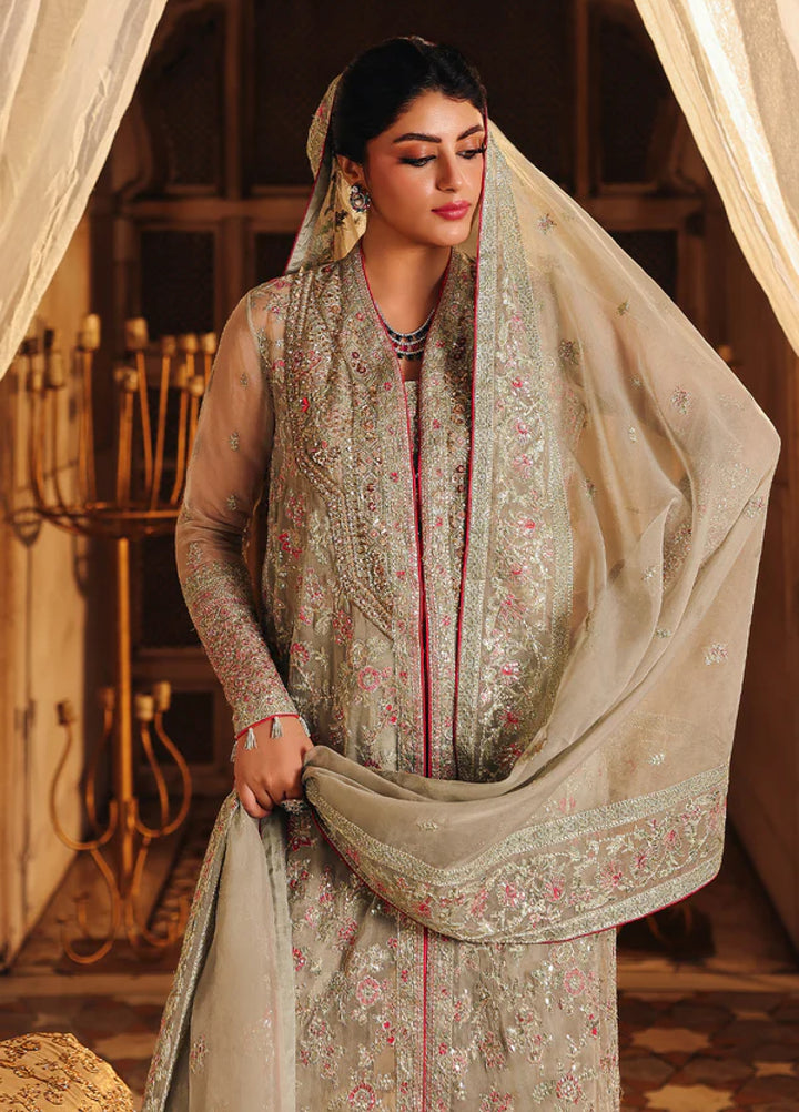 Silsila by Meeral Pret Embroidered Organza 3 Piece Nashmia - Festive Collection