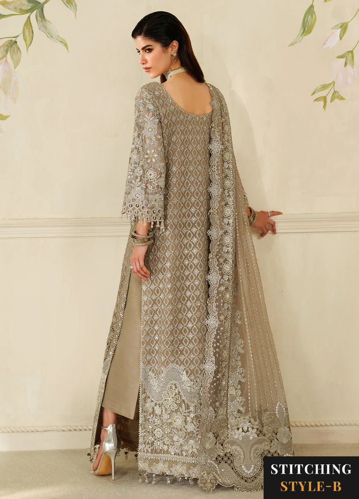 Chantelle by Baroque Unstitched Embroidered Organza 3 peice BQ25CF V14- D 08 - Formals Collection