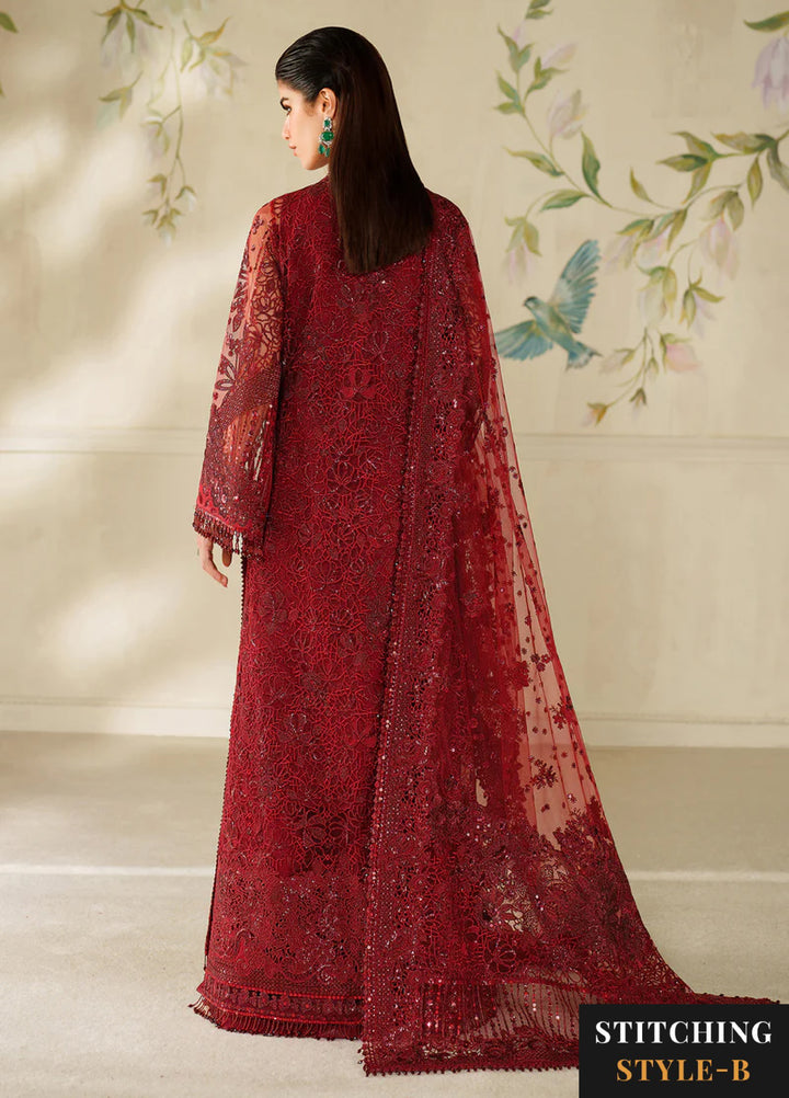 Chantelle by Baroque Unstitched Embroidered Organza 3 peice BQ25CF V14- D 01 - Formals Collection