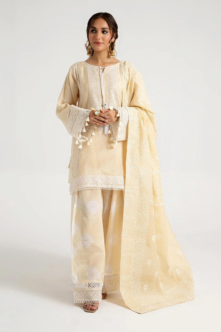 Arif Ashraf Pret Embroidered Viscose Blend 3 Piece Suit Kehwai