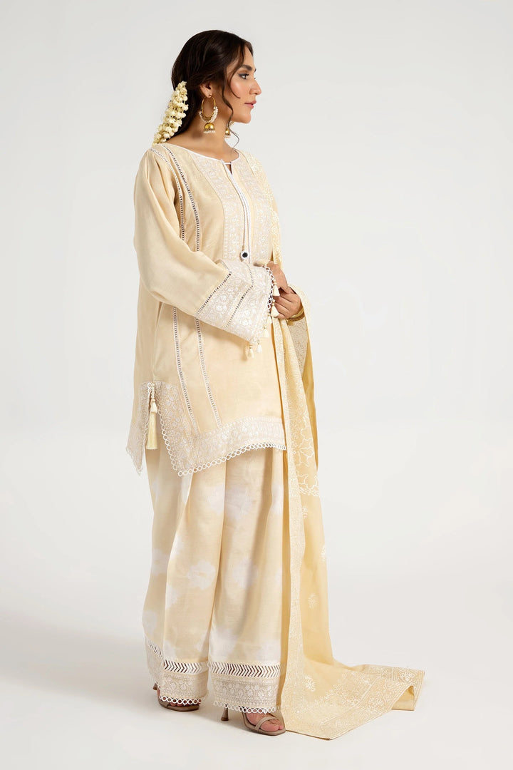 Arif Ashraf Pret Embroidered Viscose Blend 3 Piece Suit Kehwai