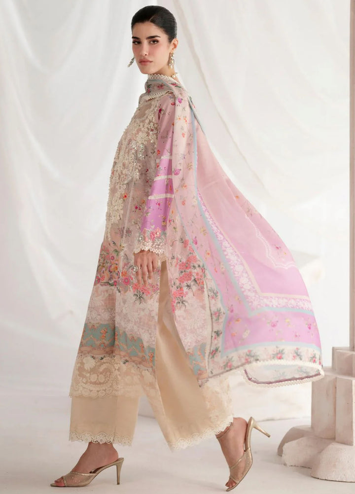 Garden Whisper by Ajr couture Embroidered Silk Suits Unstitched 3 Piece AJR25GWAJR-PS-08 Ceyla - Formals Collection