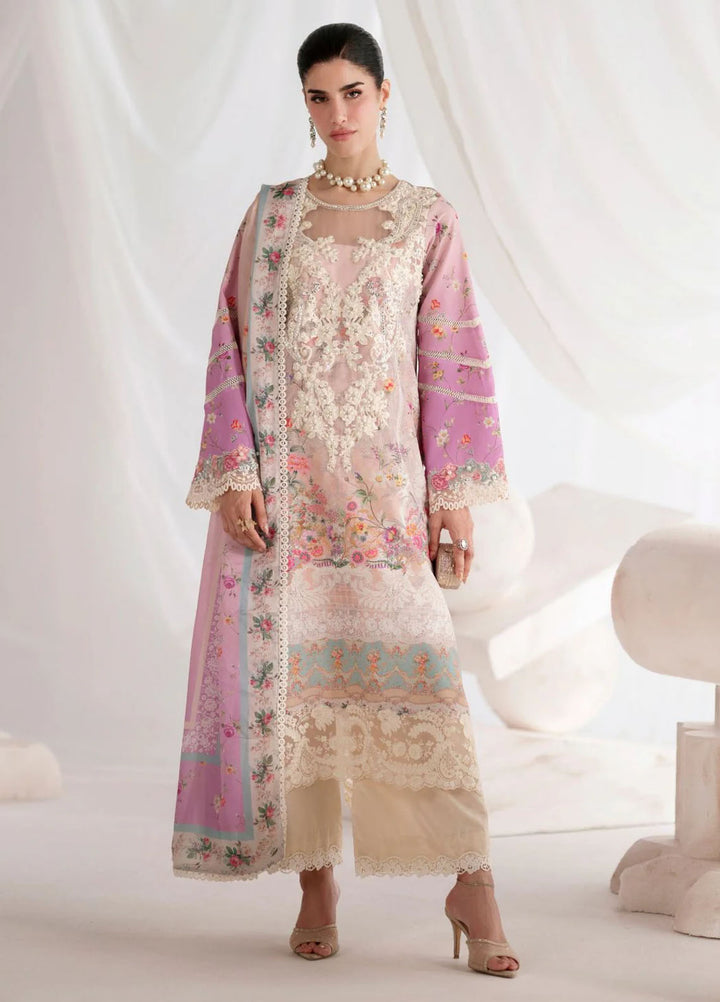 Garden Whisper by Ajr couture Embroidered Silk Suits Unstitched 3 Piece AJR25GWAJR-PS-08 Ceyla - Formals Collection
