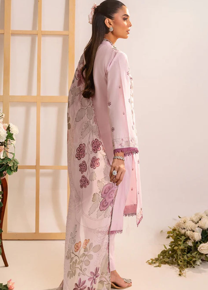 Autumn Echo by Meerak Pret Embroidered Cambric 3 Piece Suit Haniya