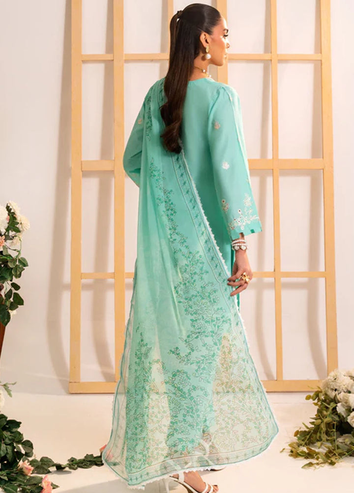 Autumn Echo by Meerak Pret Embroidered Cambric 3 Piece Suit Sanya