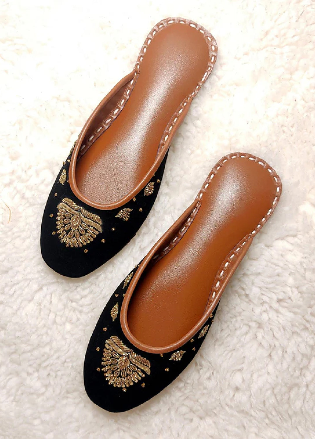 Zuruj Festive Style   Backless Khussay JU-84