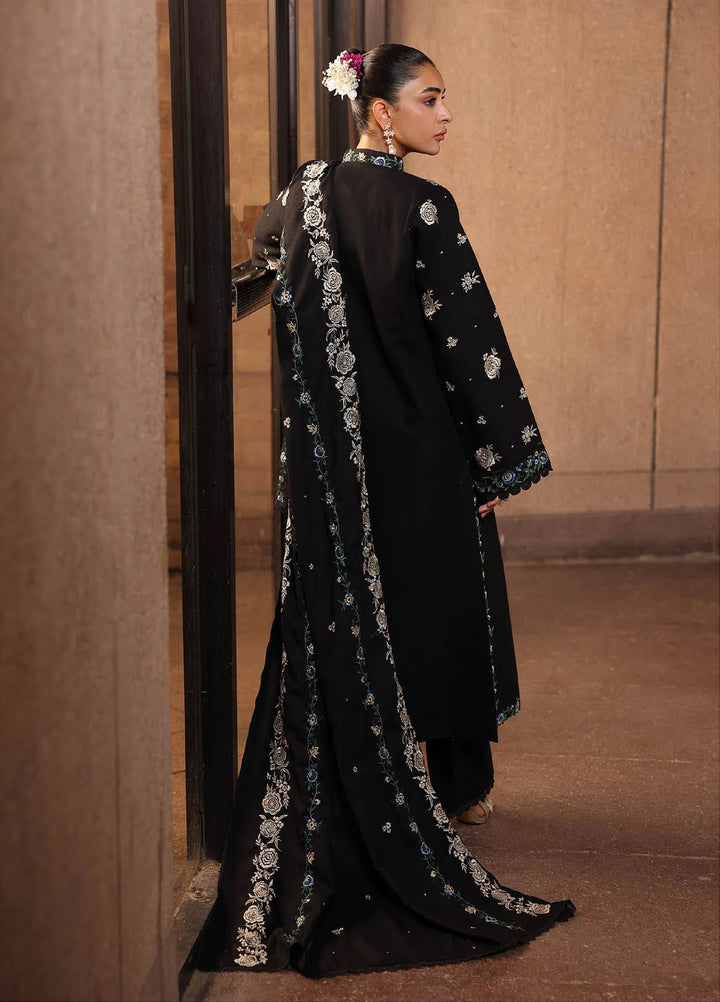 Rajbari Premium Unstitched Peach Winter Shawl Exclusive Embroidered Suits 3 Piece RB25PW D-1 - Winter Collection