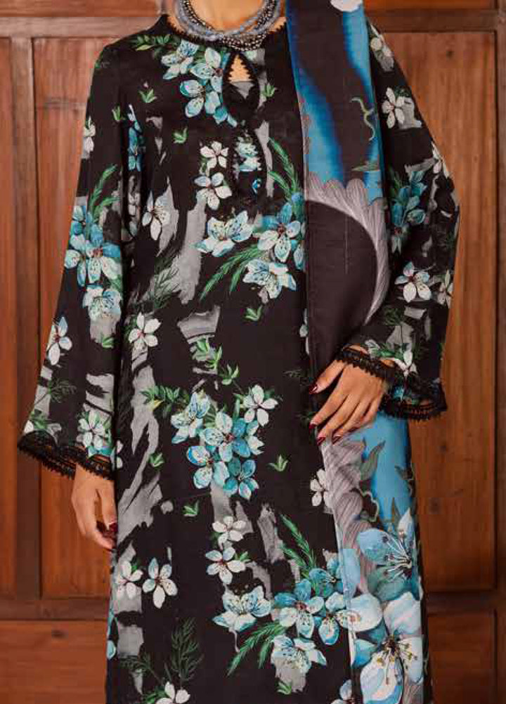 Signature Prints by Nureh Unstitched Linen Jacquard Suits 3 Piece NU25LJ SP-194 - Winter Collection