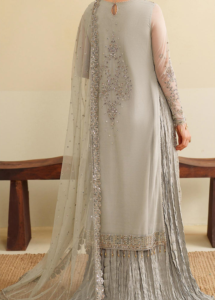 Roohi By Zarif Unstitched Formal Embroidered Net Suits 4 Piece ZRF25RF RFE-06 Milaan - Formals Collection