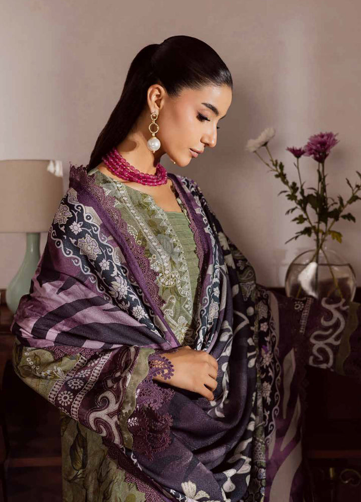 Signature Prints by Nureh Unstitched Linen Jacquard Suits 3 Piece NU25LJ SP-191 - Winter Collection