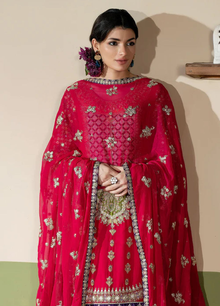 Sahellian by Meerak Women Pret Luxury Chiffon 4 Piece Heer - Formals Collection