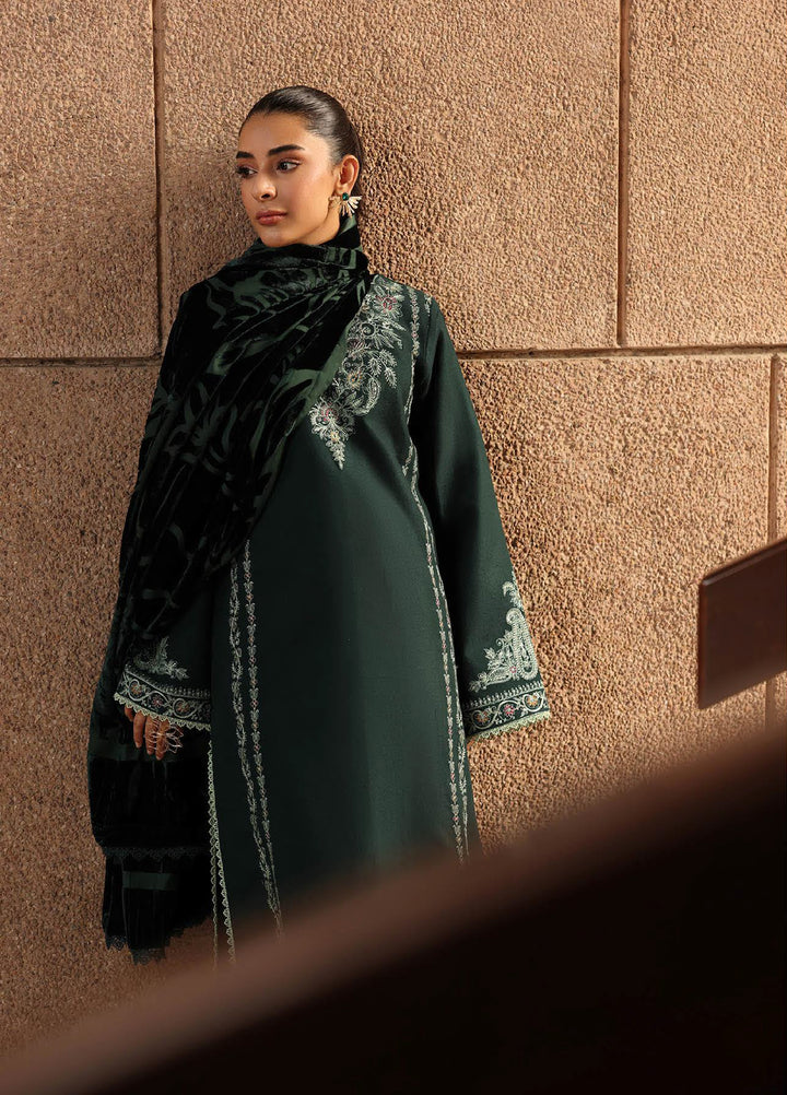 Rajbari Premium Unstitched Peach Winter Shawl Exclusive Embroidered Suits 3 Piece RB25PW D-9 - Winter Collection