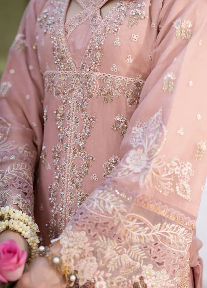 Sahellian by Meerak Women Pret Luxury Chiffon 4 Piece Rukhsar - Formals Collection