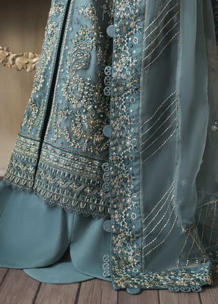 Jahanara by Zarposh Embroidered Organza Suits Unstitched 3 Piece ZP25JF Amyra - Festive Collection