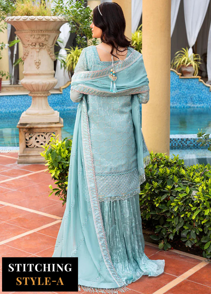 Haye Dil by Sahane Embroidered Chiffon Suits Unstitched 4 Piece SNE25HD CT 29006 Forever Mine - Formals Collection