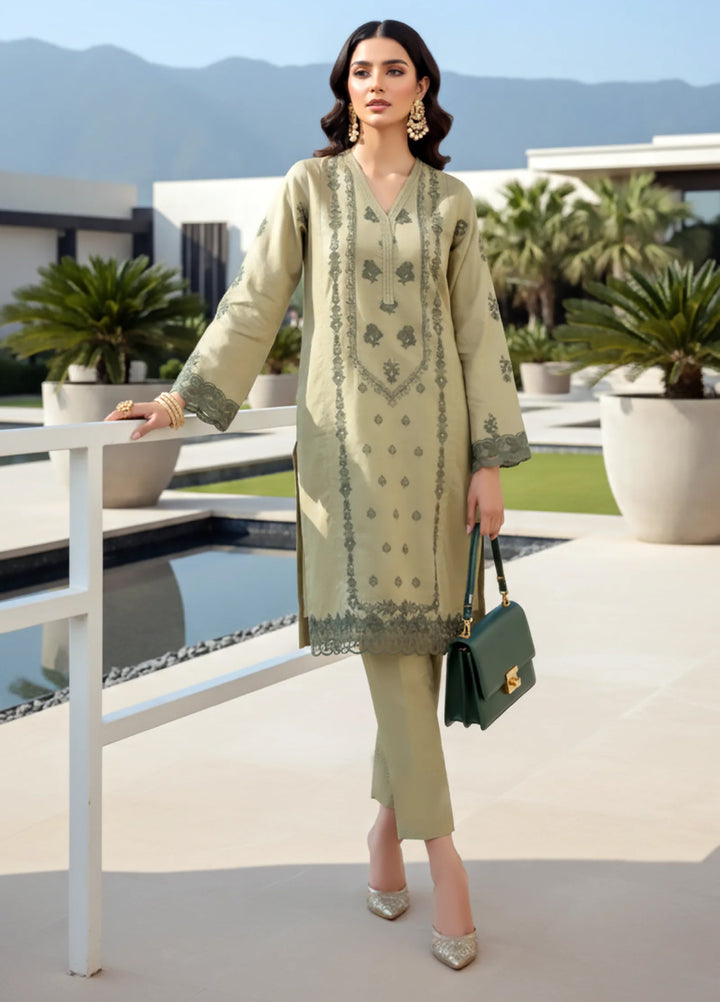 Lakhany Pret Embroidered Cotton Net 2 Piece Suit LSM-4050