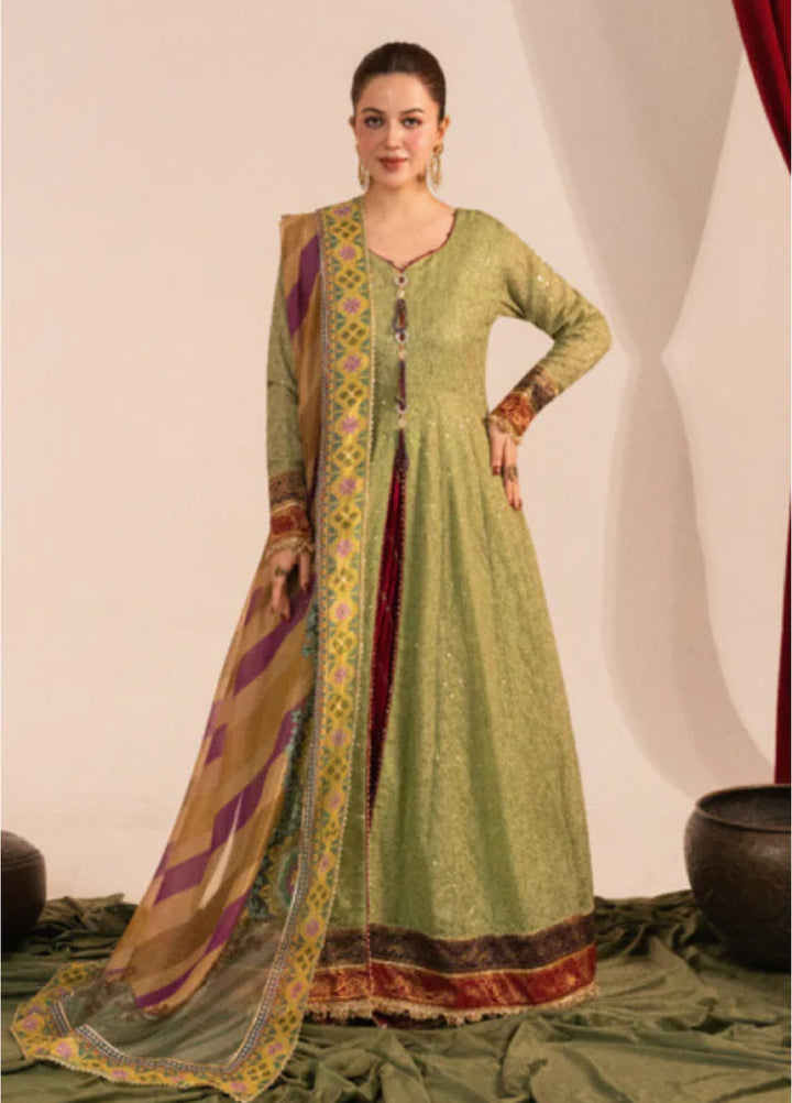 Zaaviay Mint Oasis Chikankari Suits Pret 3 Piece Festive Collection