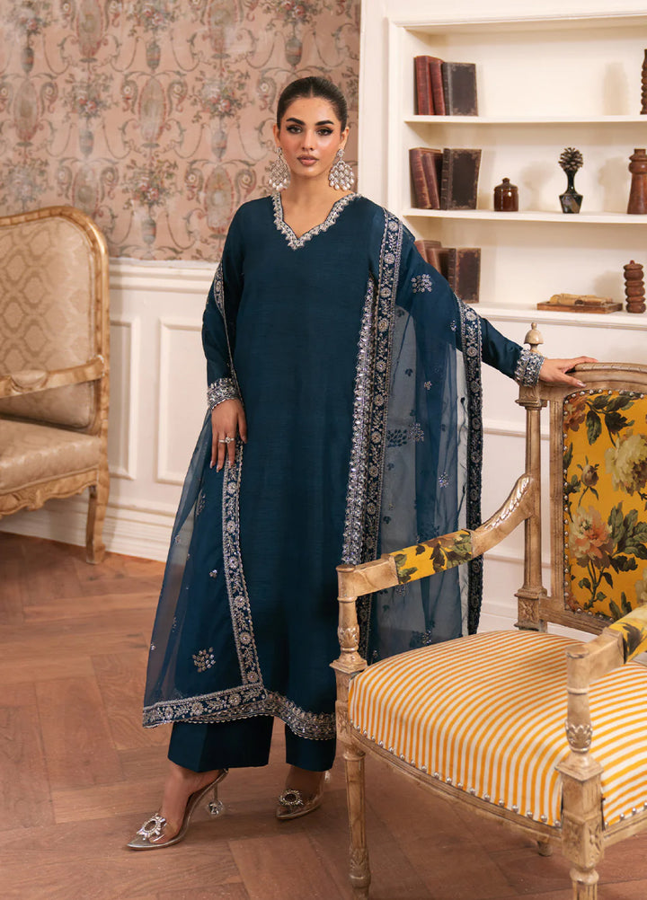Luxe by Neeshay Pret Korean Raw Silk Seraya - Festive Collection