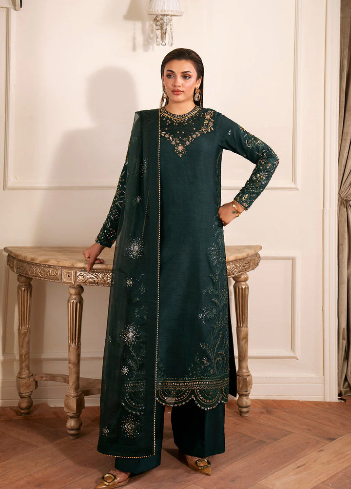 Luxe by Neeshay Pret Korean Raw Silk Emerelle - Festive Collection