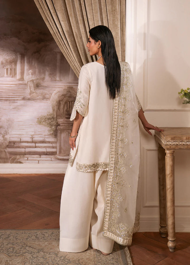 Luxe by Neeshay Pret Korean Raw Silk Ivoria - Festive Collection