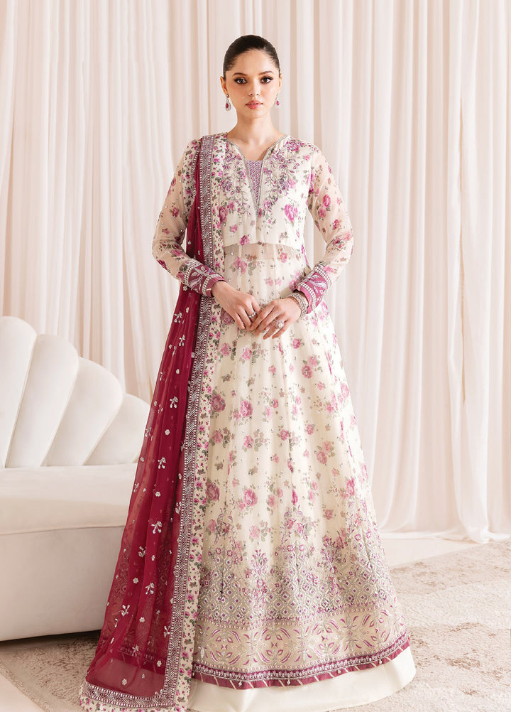 Xenia Formals Unstitched Embroidered Chiffon 3 Piece Suits XE25FU D-02 Dameera - Formal Collection
