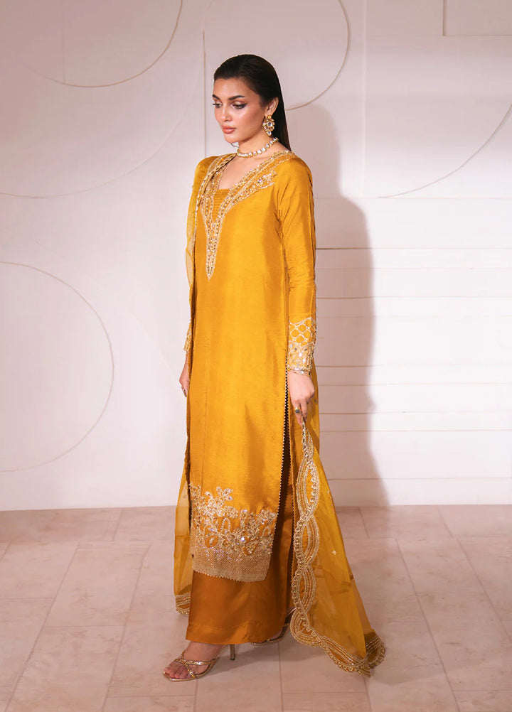 Luxe by Neeshay Pret Korean Raw Silk Solare - Festive Collection