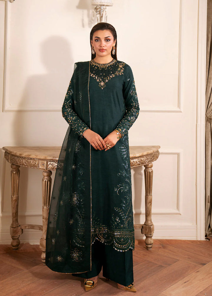 Luxe by Neeshay Pret Korean Raw Silk Emerelle - Festive Collection