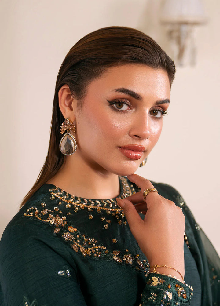 Luxe by Neeshay Pret Korean Raw Silk Emerelle - Festive Collection