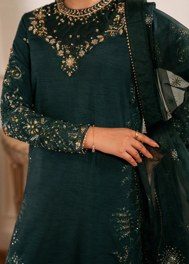 Luxe by Neeshay Pret Korean Raw Silk Emerelle - Festive Collection