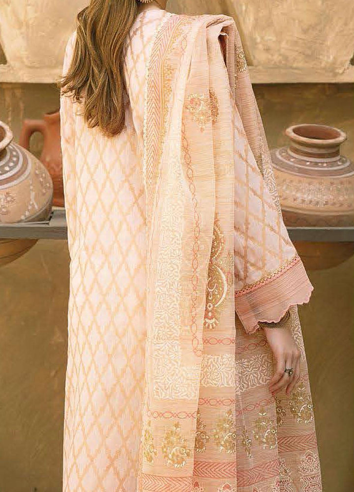 Aabyaan Embroidered Lawn Suits Unstitched 3 Piece ABY21E 04 Mahgul - Eid Collection