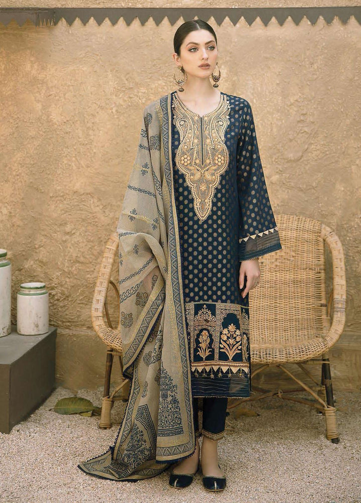 Aabyaan Embroidered Jacquard Suits Unstitched 3 Piece ABY21E 06 Kaavish - Eid Collection