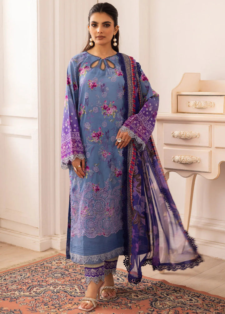 Aafreen by Riaz Arts 3 piece Lawn Suit Unstitched RA25AC AF-182 - Summer Collection
