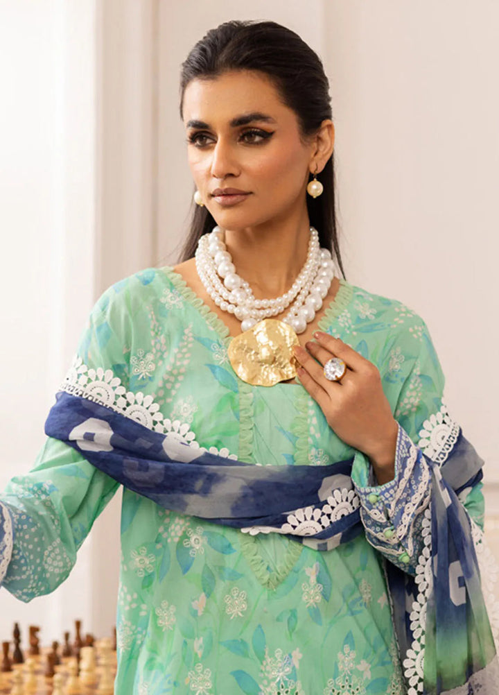 Aafreen by Riaz Arts 3 piece Lawn Suit Unstitched RA25AC AF-185 - Summer Collection