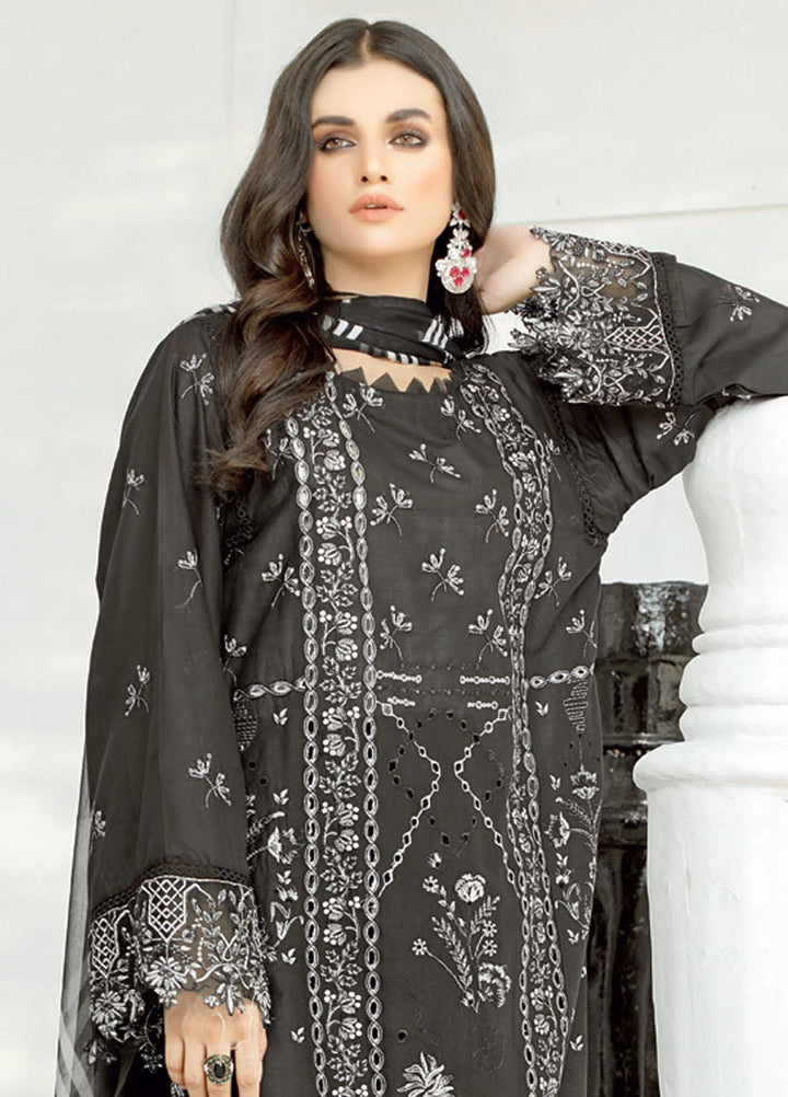 Aafreen by Riaz Arts Embroidered Chikankari Lawn Suits Unstitched 3 Piece RA21ABW AF-89 - Summer Collection
