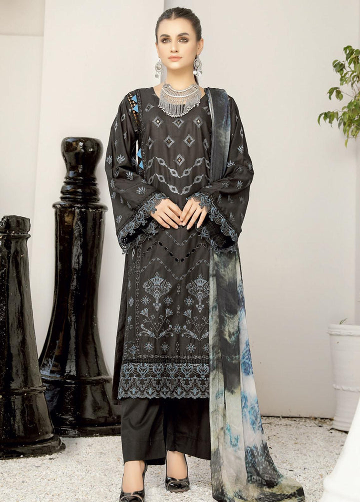 Aafreen by Riaz Arts Embroidered Chikankari Lawn Suits Unstitched 3 Piece RA21ABW AF-93 - Summer Collection