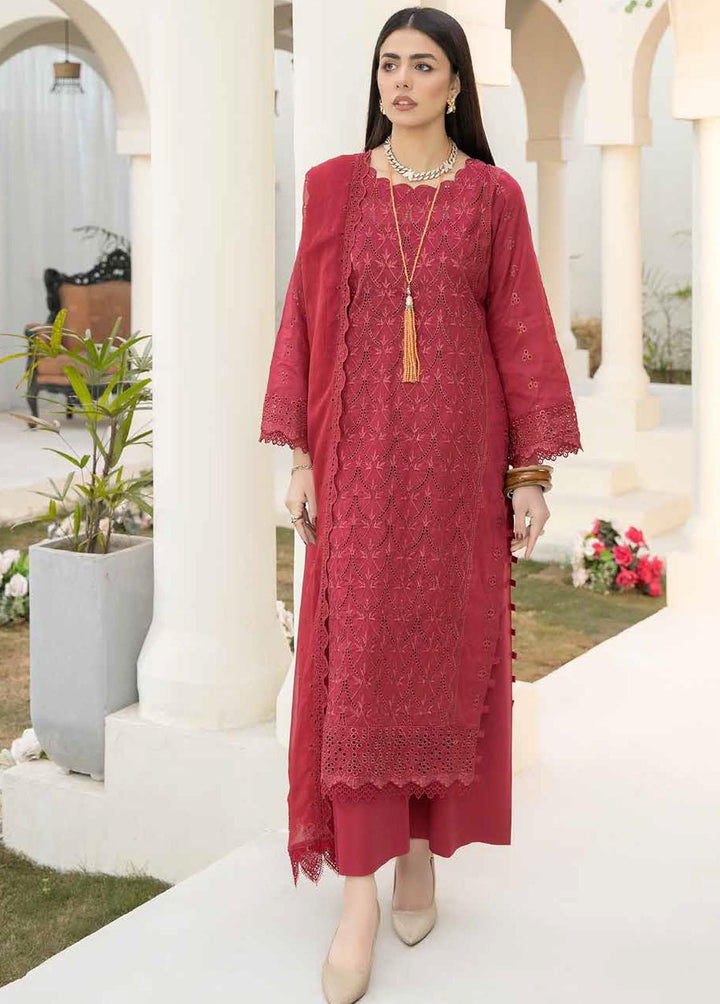 Aafreen By Riaz Arts Embroidered Lawn Suits Unstitched 3 Piece RA23A AF-09 - Summer Collection