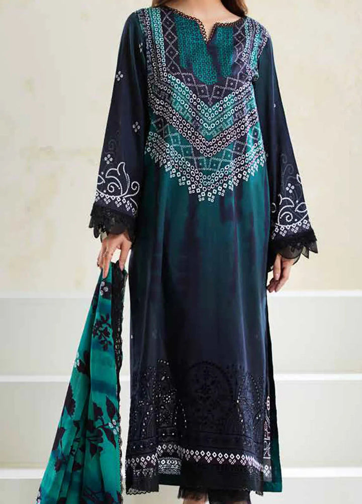 Aafreen By Riaz Arts Chikankari Lawn Suit Unstitched 3 Piece RA24A AF-84 - Summer Collection