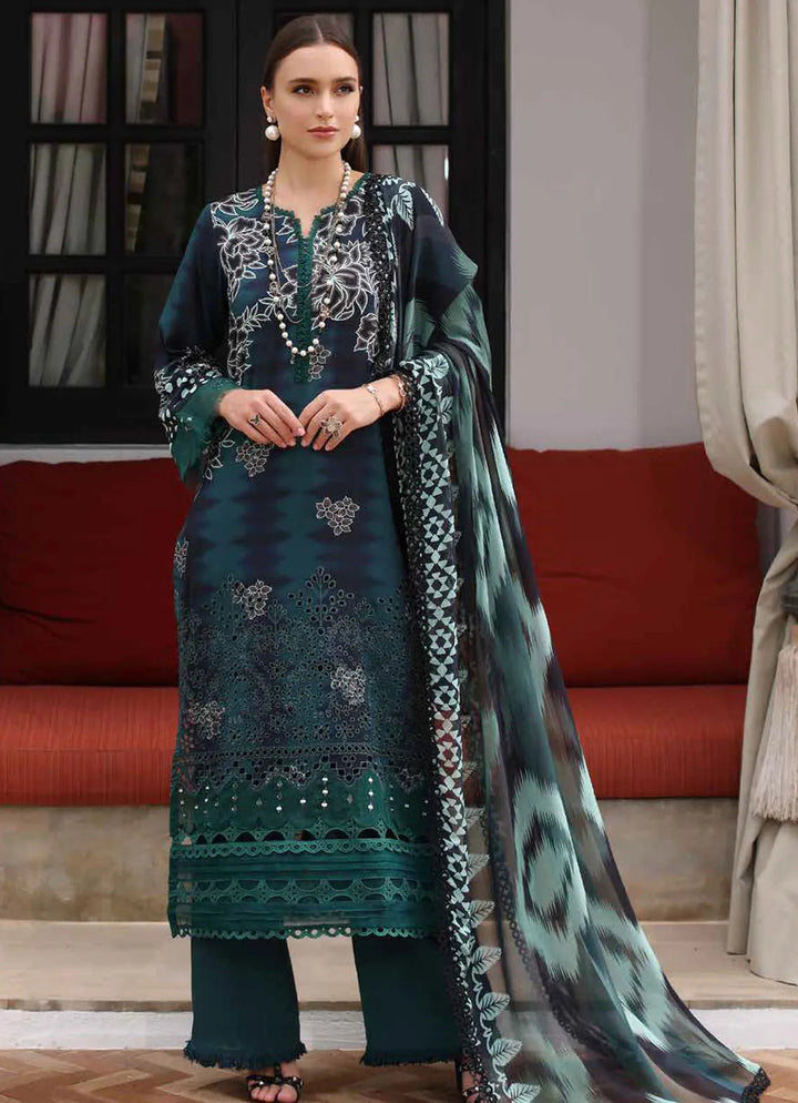 Aafreen by Riaz Arts Chikankari Viscose Suit Unstitched 3 Piece RA24AV AF-125 - Winter Collection