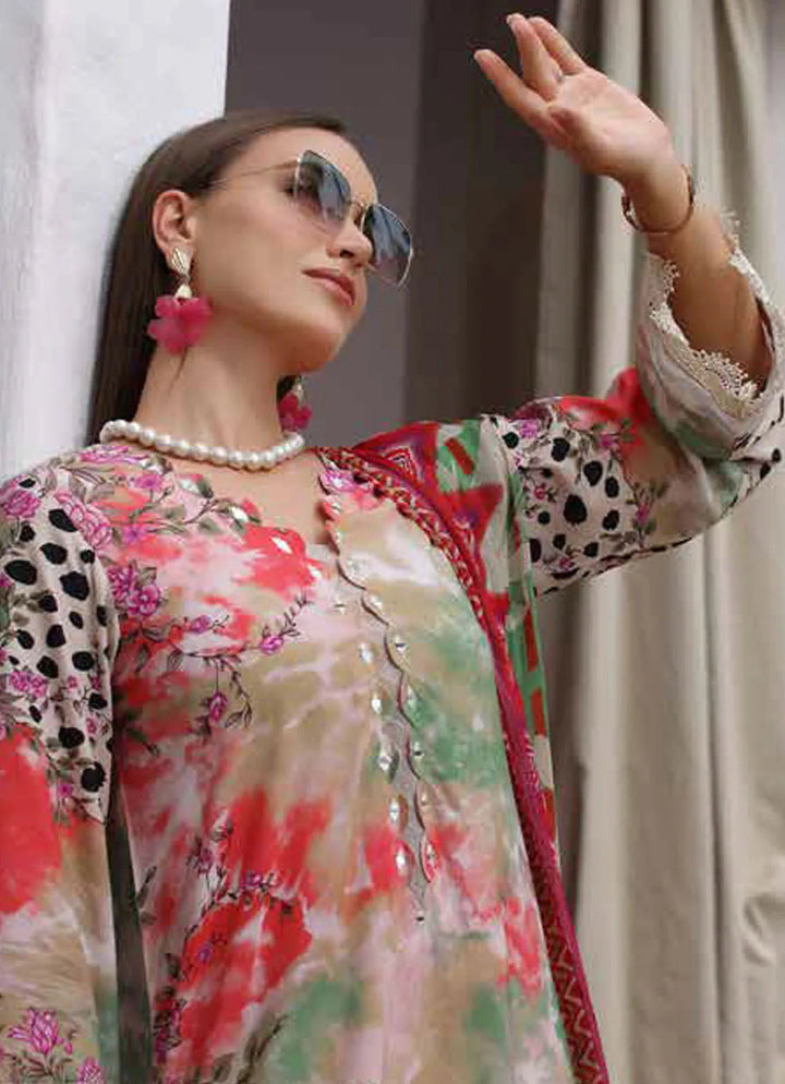 Aafreen by Riaz Arts Chikankari Viscose Suit Unstitched 3 Piece RA24AV AF-126 - Winter Collection