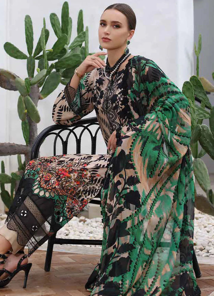 Aafreen by Riaz Arts Chikankari Viscose Suit Unstitched 3 Piece RA24AV AF-127 - Winter Collection