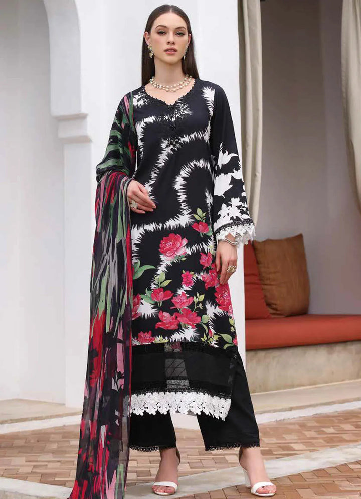 Aafreen by Riaz Arts Chikankari Viscose Suit Unstitched 3 Piece RA24AV AF-130 - Winter Collection