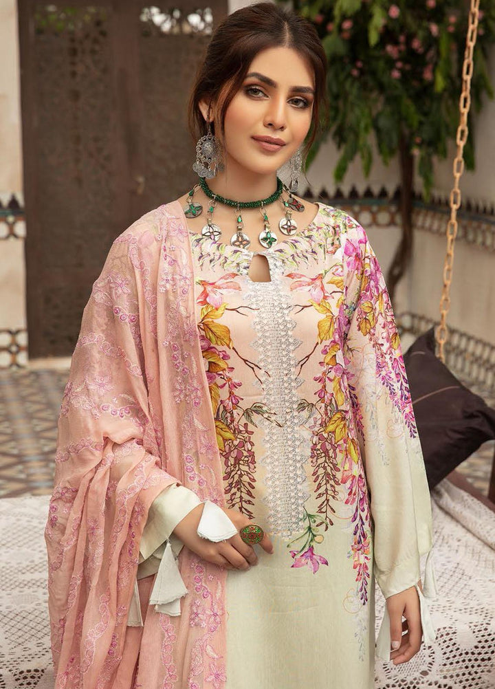 Aafreen by Riaz Arts Embroidered Viscose Suits Unstitched 3 Piece RA21V AF-42 - Winter Collection